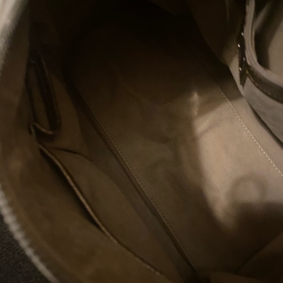 MCM White and Gold Visetos Handbag - Picture 7 of 8